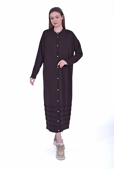 Invee INVEE 7079 كارديجان تريكو - بني