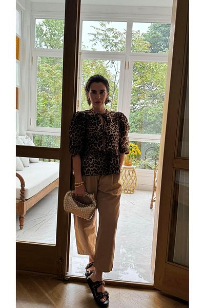 Eataly Shoes Papuci Bella Leopard cu cataramă dublă