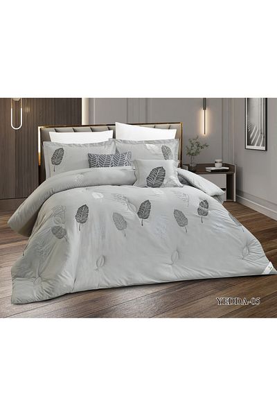 Levore Horse comforter set, made of silky-soft 100% cotton, with a modern and distinctive pattern that satisfies all tastes, 8 pieces, king size