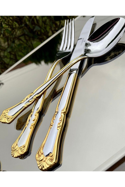 nurpa züccaciye Wanelli 84 parça 12 kişilik çatal kaşık seti