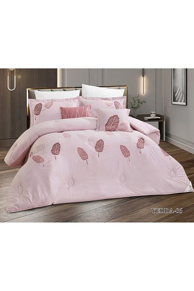 Levore Horse comforter set, made of silky-soft 100% cotton, with a modern and distinctive pattern that satisfies all tastes, 8 pieces, king size