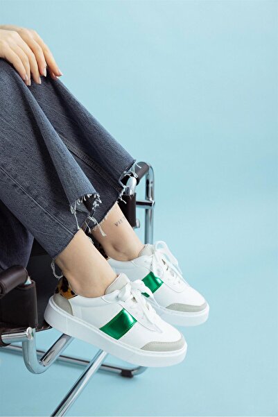 Eataly Shoes 053-22512 Margini Zebra Verzi Colorate Sport pentru Femei