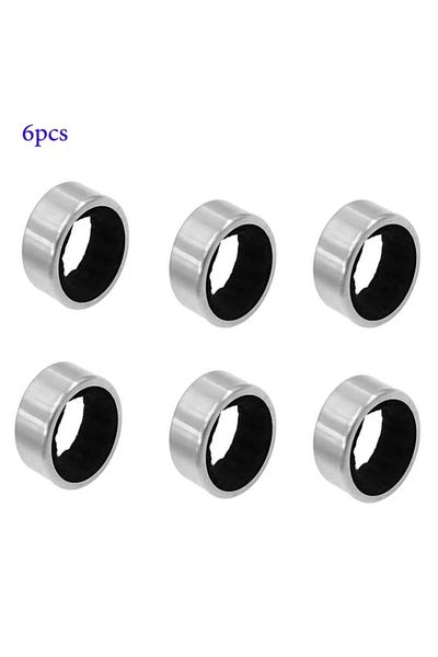Choice Black Stainless Steel Wine Bottle Collars Drip Ring Velvet Lined Anti-overflow Wine Drip Catcher For