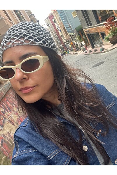 Hoop jewelery Handwork Knitted Hair Beanie / Accessory