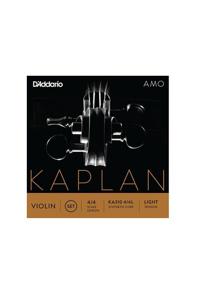 Daddario Ka310L Violin String Set, Kaplan Amo, 4/4, Light