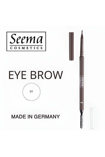 SEEMA 01 | EYEBROW PENCIL MEDIUM BROWN