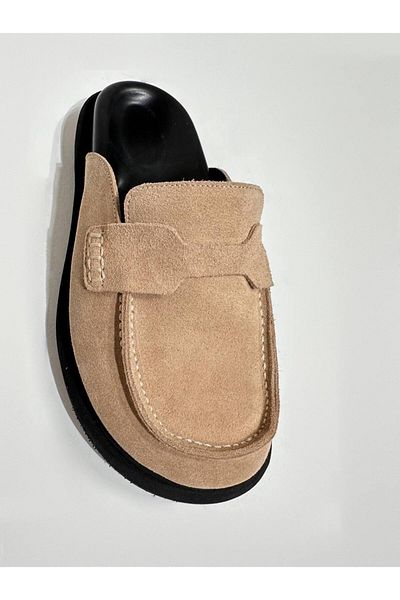 Eataly Shoes 066-23026 Papuci din piele naturală bej