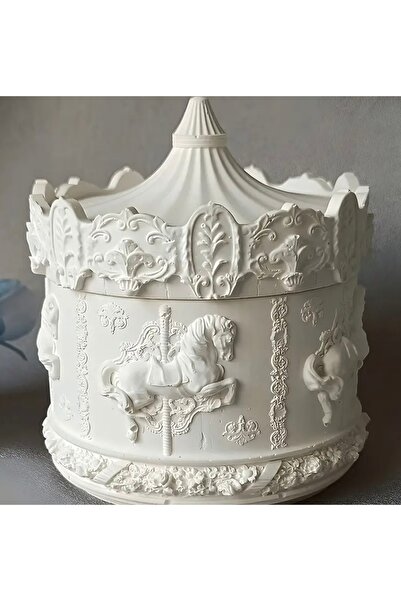 Lusora Design Jewelry & Jewelry Box 12X10 cm - Carousel Special Design Organizer