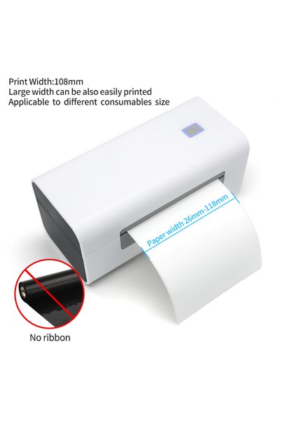 XPRINTER 4" Thermal Receipt and Barcode Printer with Bluetooth + USB
