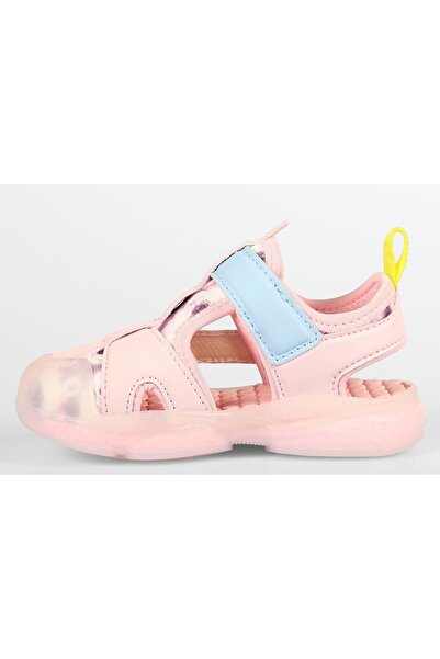 Vicco Live First Step Baby Orthopedic Lighted Children's Sports Sandals Powder