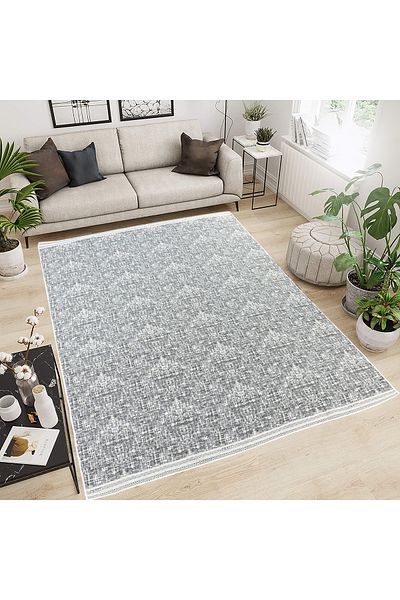 WOOF HOME Modern Cotton Carpet Cover Savan 6m2 Woven 200X300 Without Rubber
