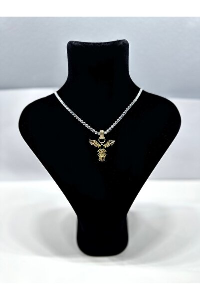 Magic Steel قلادة من الفولاذ على شكل مسار مائي من فينيكس