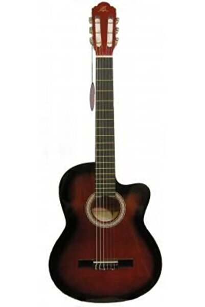 Barcelona LC 3900 CRDS Cutaway Kırmızı Sunburst Klasik Gitar