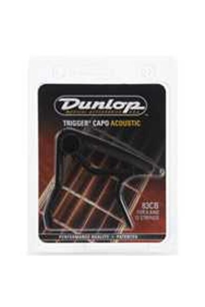 Jim Dunlop 83CB Trigger Siyah Akustik Gitar Kaposu