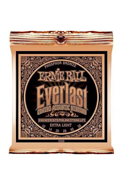 Ernie Ball P02550 Everlast Akustik Gitar Teli (EXTRA LİGHT)
