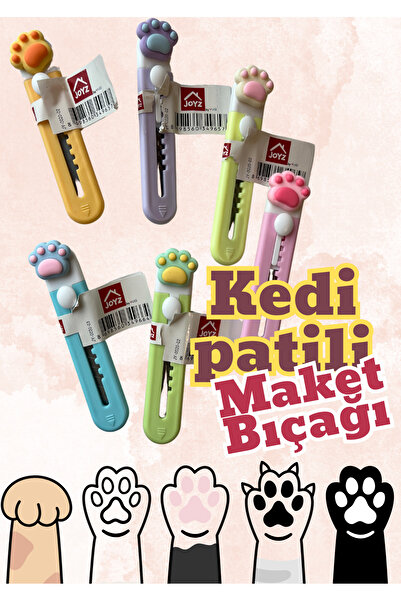 ANSHA CRAFTS Taşınabilir Mini Pati Şeklinde Turuncu Falçata - Patili Maket Bı...