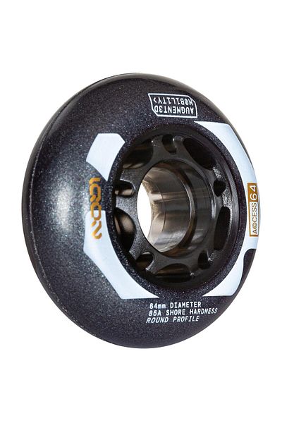 Powerslide Access 64 Dark Gray 4-pack