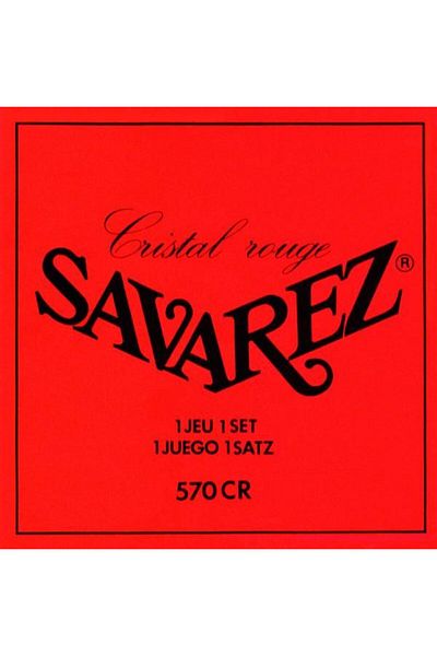 Savarez 570cr Model Crystal Rouge Classic Guitar String Blood Pressure Forte