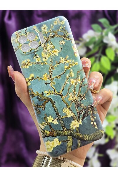 Magic Ring Oppo Reno 4 Lite Uyumlu Sanatsal Sarmaşık Desenli Şeffaf Telefon K...