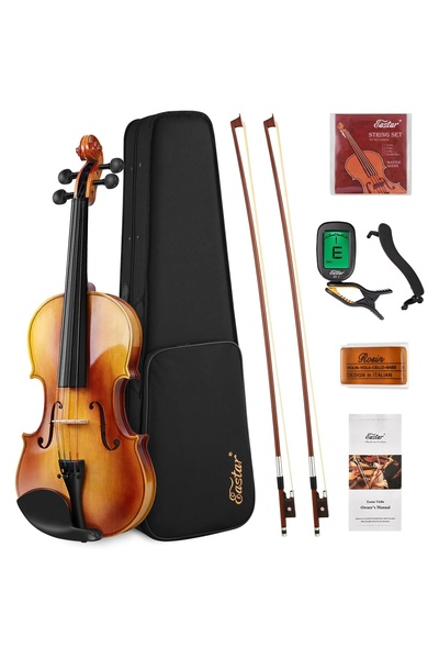 Eastar EVA-330 4/4 Solid Wood Keman Seti (2 Arşe Hediyeli)