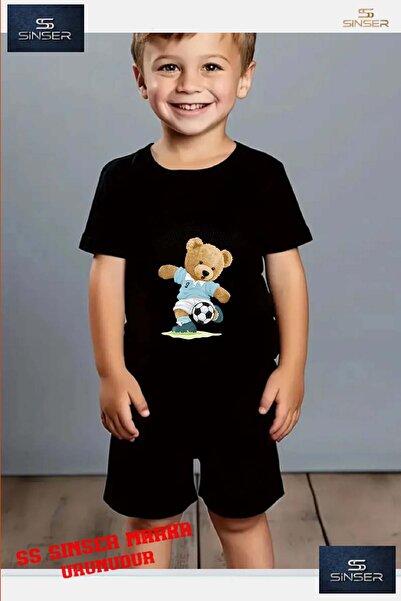 SS SİNSER Παιδικό μπλουζάκι με ειδική στάμπα "AYICIK TOP SOCCER WRITTEN" με λ...