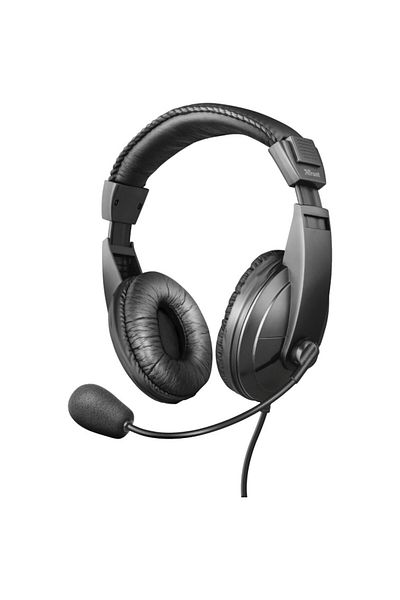 Trust Trust Quasar Headset with Microphone for PC & Laptop, Black