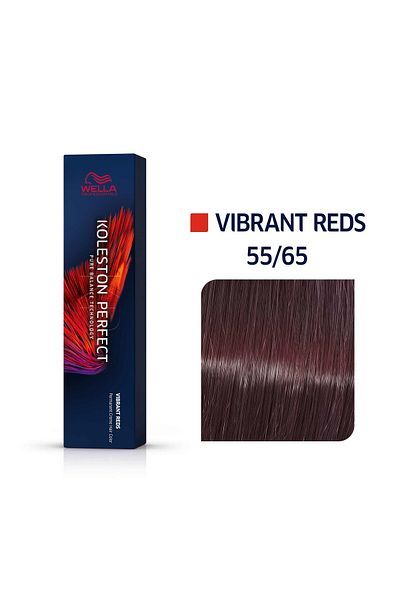 Wella Professionals Vopsea permanenta Wella Koleston Perfect Me+ 55/65 - castaniu deschis intens violet , 60ml