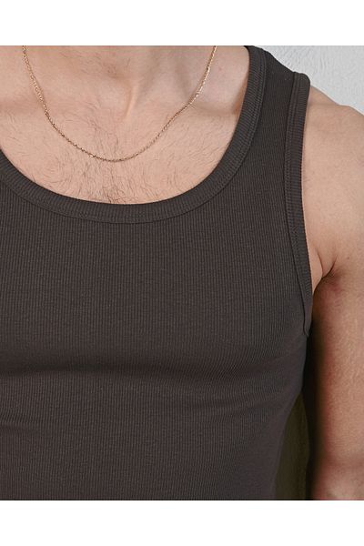 İLKCET MODA Ribbed Slim Fit Flexible Men's Sports Undershirt