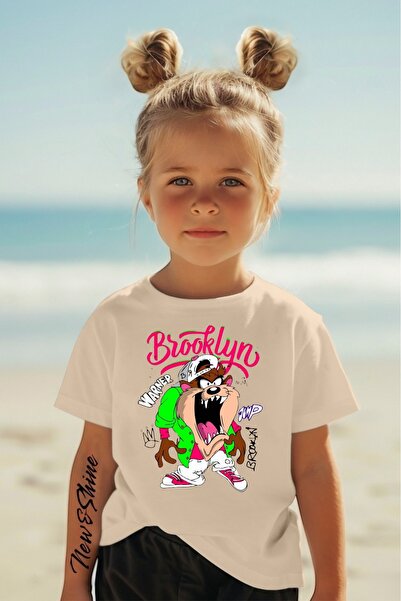 New Shine DEČJA MAJICA S OTISKOM ZVERE IZ TAZMANIJE, VEĆA VELIČINA