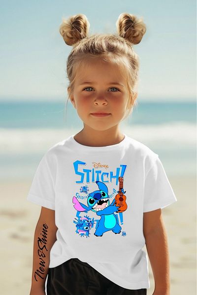 New Shine ΠΑΙΔΙΚΟ T-SHIRT LILLO AND STITCH PRINTED OVERSIZE