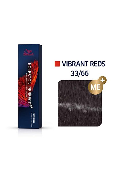 Wella Professionals Vopsea permanenta Wella Koleston Perfect Me+ 33/66 - castaniu inchis intens violet intens, 60ml