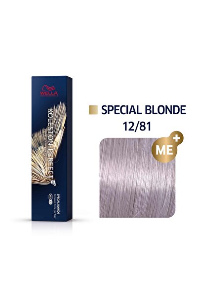 Wella Professionals Vopsea de par Koleston Perfect 12/81 Blond Special Albastrui Cenusiu
