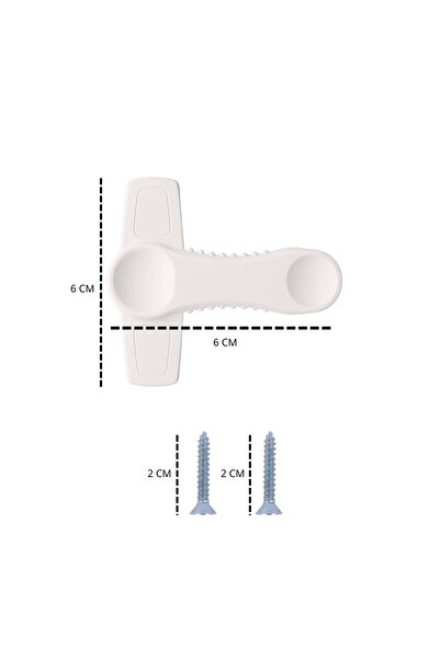 WAPPA 1 Adet Pvc Pimapen Pencere Cam Balkon Kapısı Güvenli Emniyet Kilidi