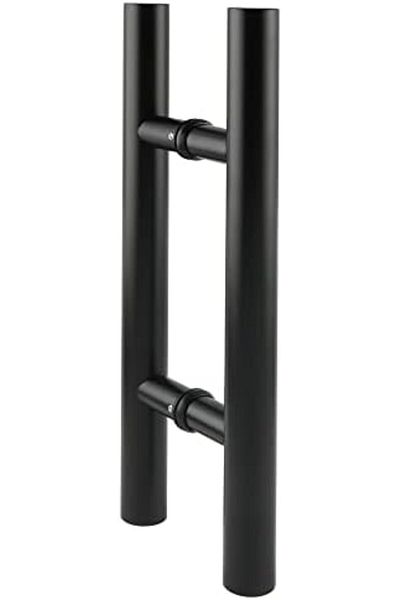 ALİSE Alise Glass Shower Door Handle Black, Sliding Shower Door Handles, Circular Back to Back Glass Door