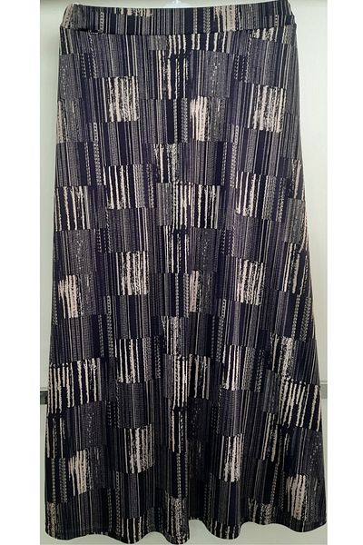 N.Y.YILDIZ Star New 2 Pattern Lycra 1St Class Three Pieces Bell Model Elastic Waist Mother's Skirt Without Lining