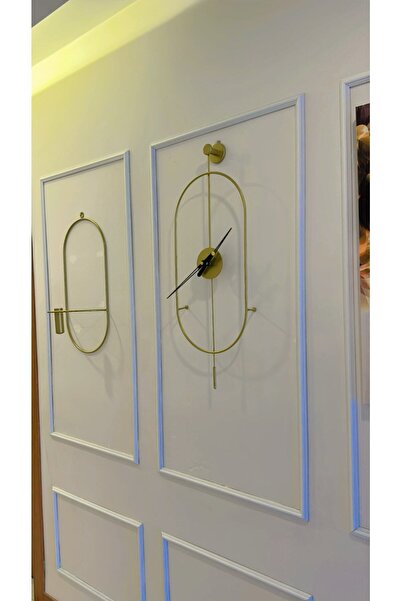 MetaQuartz Aksesuar Gold Serenity Büyük Boy ( 30x80cm )-modern Dekoratif Meta...