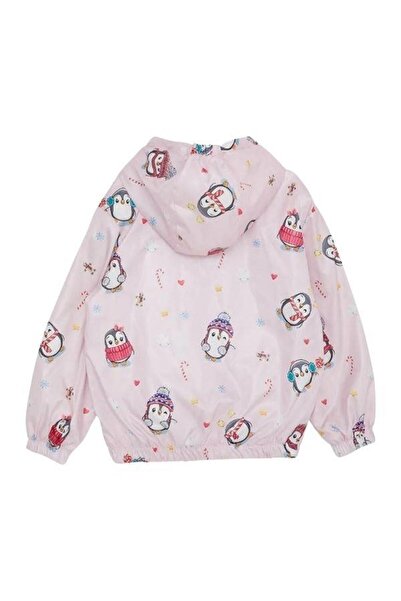 Zekids Ανεμοδαρμένο κορίτσι με κουκούλα με βαμβακερή επένδυση