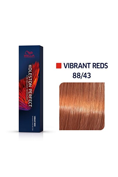 Wella Professionals Vopsea de par Koleston Perfect 88/43 Blond Deschis Intens Rosu Auriu