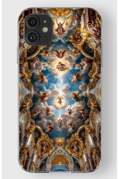 moonset Iphone 11 Uyumlu Sanat Tasarımlı Baskılı Şeffaf Telefon Kılıfı