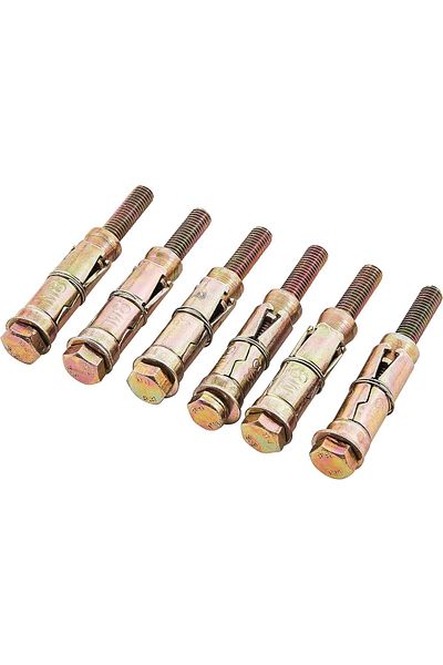 Amtech S5930 6 Piece M8 x 75mm Expansion Bolts