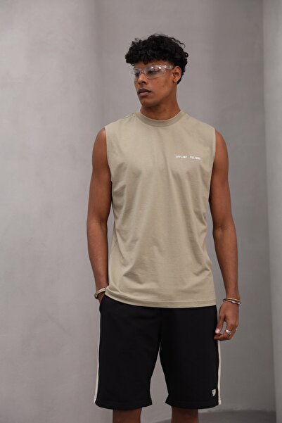 The Champ Clothing Ανδρικό μπλουζάκι Relaxed Cut Offline Culture Αμάνικο 100% βαμβάκι