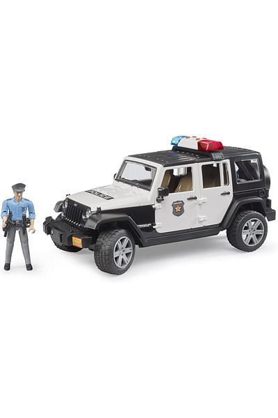 mazıdağı Mazzidakal - Jeep Wranger U.R. Police Vehicle and Light Skin Officer Scale Model New Store 1133631