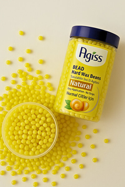 AGISS Normal Ciltler Için Natural Soyulabilir Boncuk Inci Sir El Ağdası 220 gr Şişe