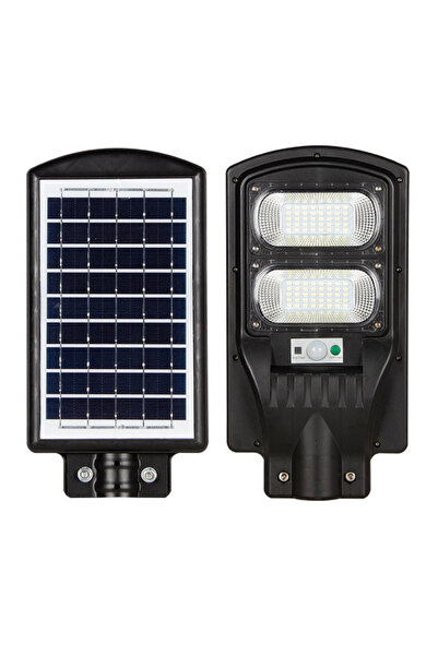 repplam 100W Solar Sokak Armatürü Beyaz Işık Kumandalı Güneş Enerjili Armatür...