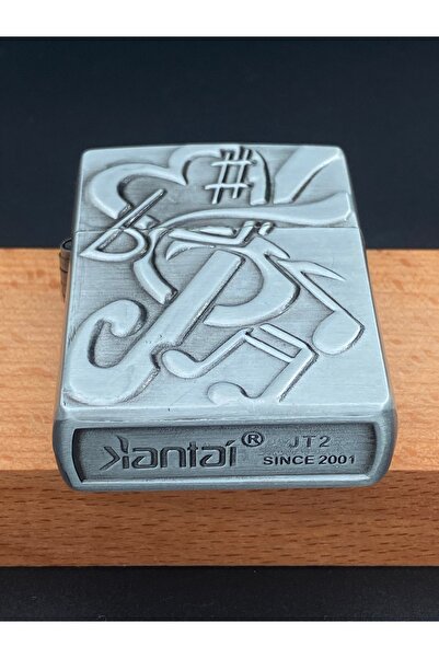 Ersoy Özel seri metalik gümüş kabartmalı çakmak