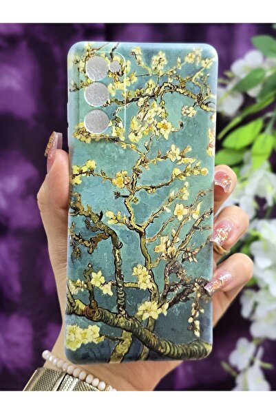 Magic Ring Samsung Galaxy S20 FE Uyumlu Sanatsal Sarmaşık Desenli Şeffaf Tele...