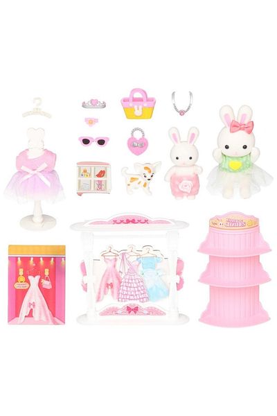 Bay Dreamy Mini Rabbit Fashion Shop Play Set 3+