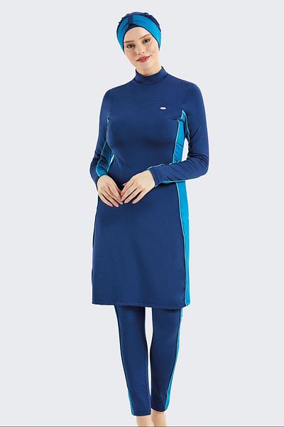 C&City Σετ μαγιό 3 τεμαχίων μπλε Navy Blue - C12052