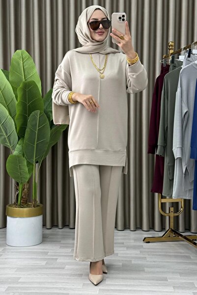 ALYA Crystal Fabric Women's Berra Set Vison