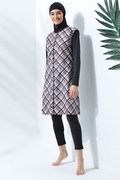 C&City Ολόσωμο μαγιό Hijab C12044 Μαύρο
